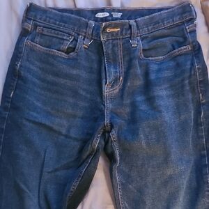 Old Navy Men's Straight Jeans - Dark Blue